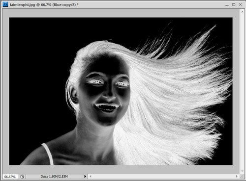 Hướng Dẫn Tách Tóc Trong Photoshop Bằng Channel
