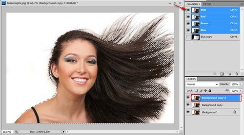 Hướng dẫn tách tóc trong photoshop bằng Channel Hướng Dẫn Tách Tóc Trong Photoshop Bằng Channel