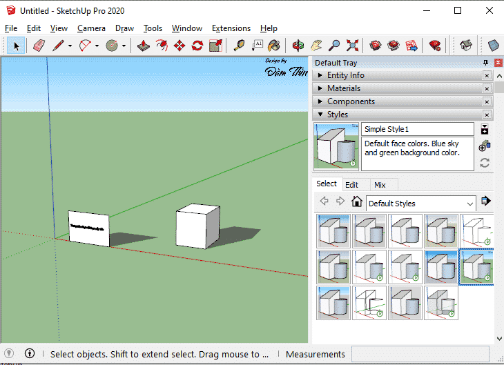 Style Trong Sketchup