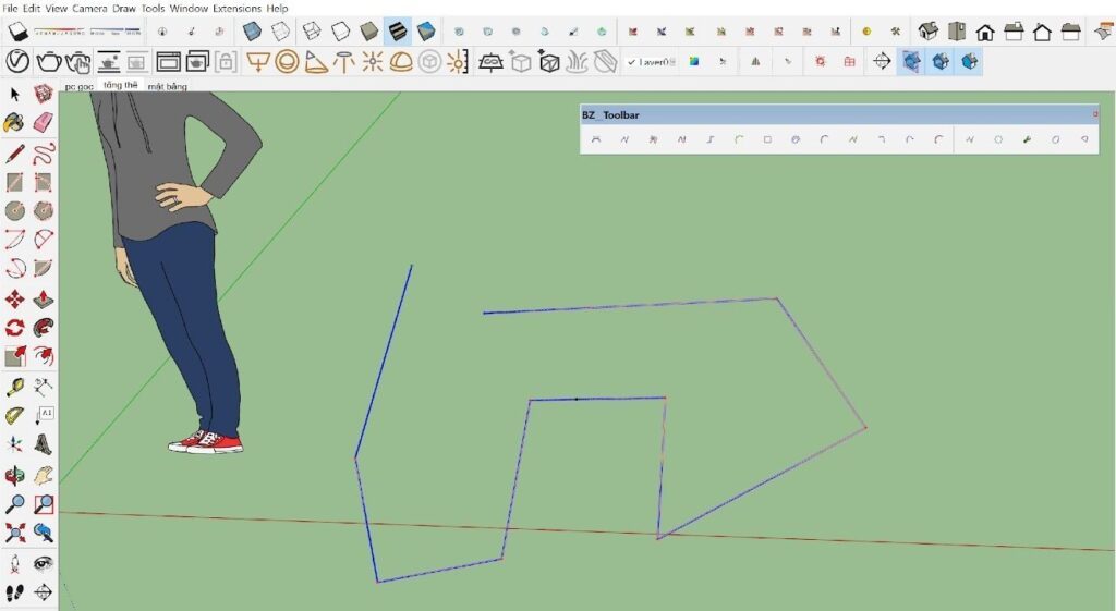 Hướng dẫn sử dụng plugin sketchup Hướng Dẫn Sử Dụng Plugin Plugin Bz Tool Bar Trong Sketchup