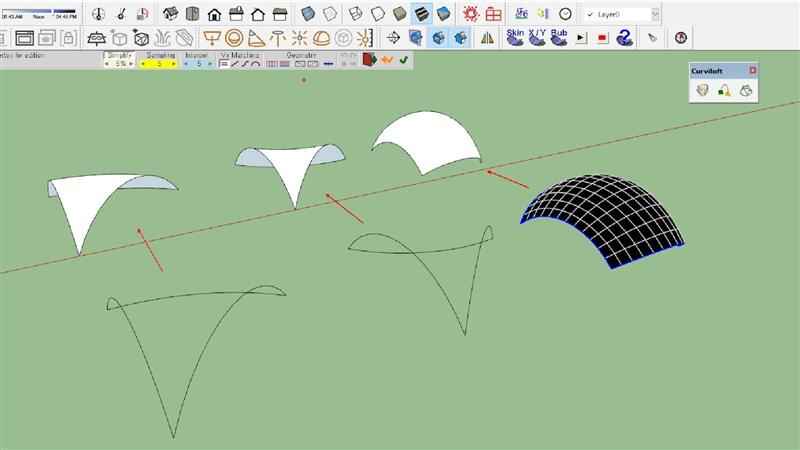 Hướng Dẫn Sử Dụng Plugin Curviloft Trong Sketchup