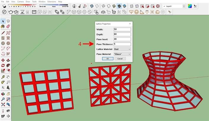Hướng Dẫn Sử Dụng Plugin Plugin&Nbsp;Lattice Maker Trong Sketchup