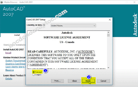 Hướng Dẫn Cài Đặt Autocad 2007
