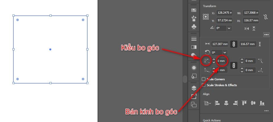 Cách Bo Góc Trong Ai Sử Dụng Cho Các Phiên Bản