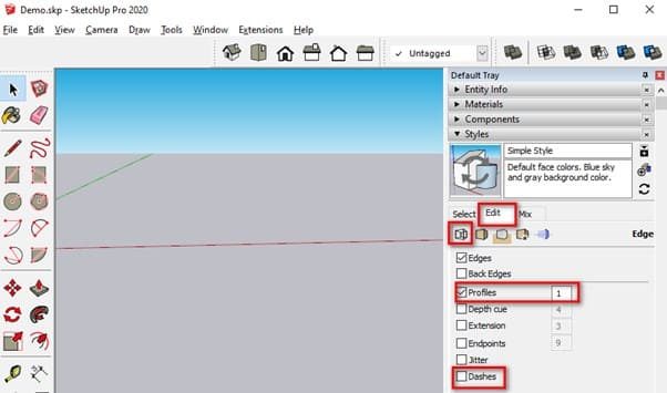 Hướng Dẫn Setting Sketchup