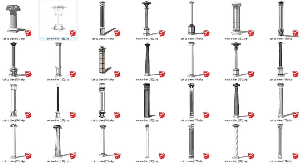 Chia Sẻ File Sketchup Tân Cổ Điển