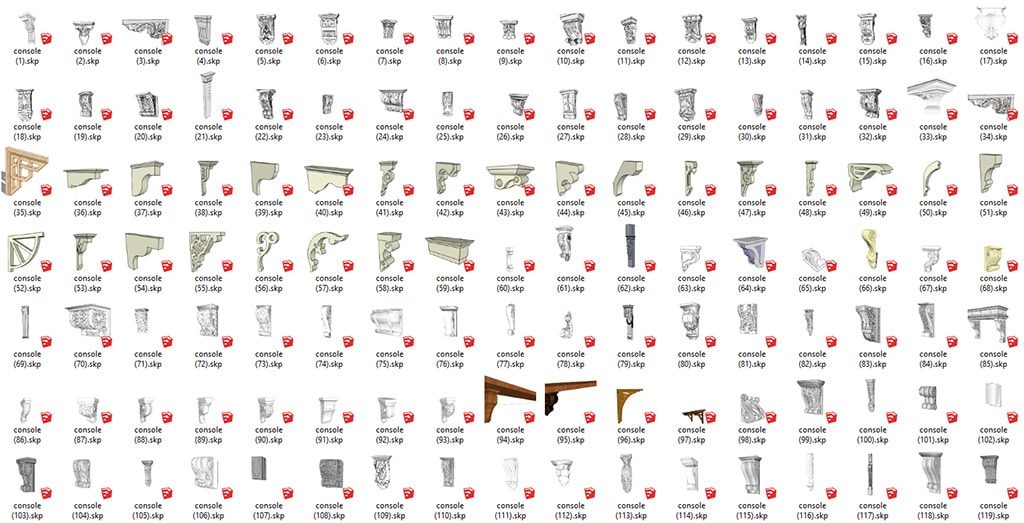 Chia Sẻ File Sketchup Tân Cổ Điển