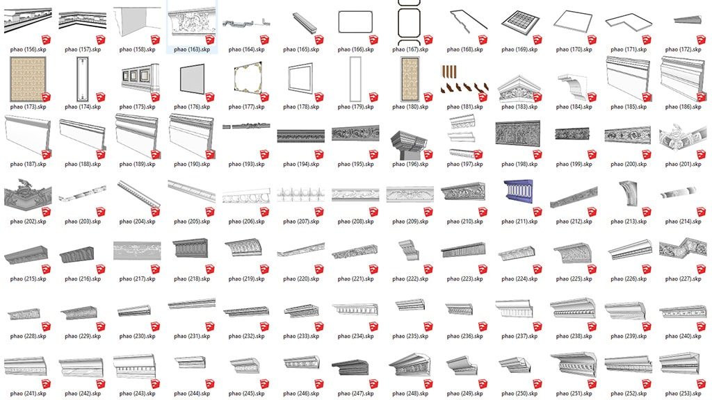 Chia Sẻ File Sketchup Tân Cổ Điển