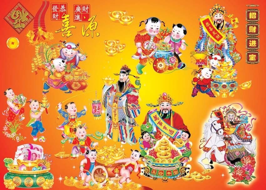 Thần tài đẹp Ảnh Thần Tài