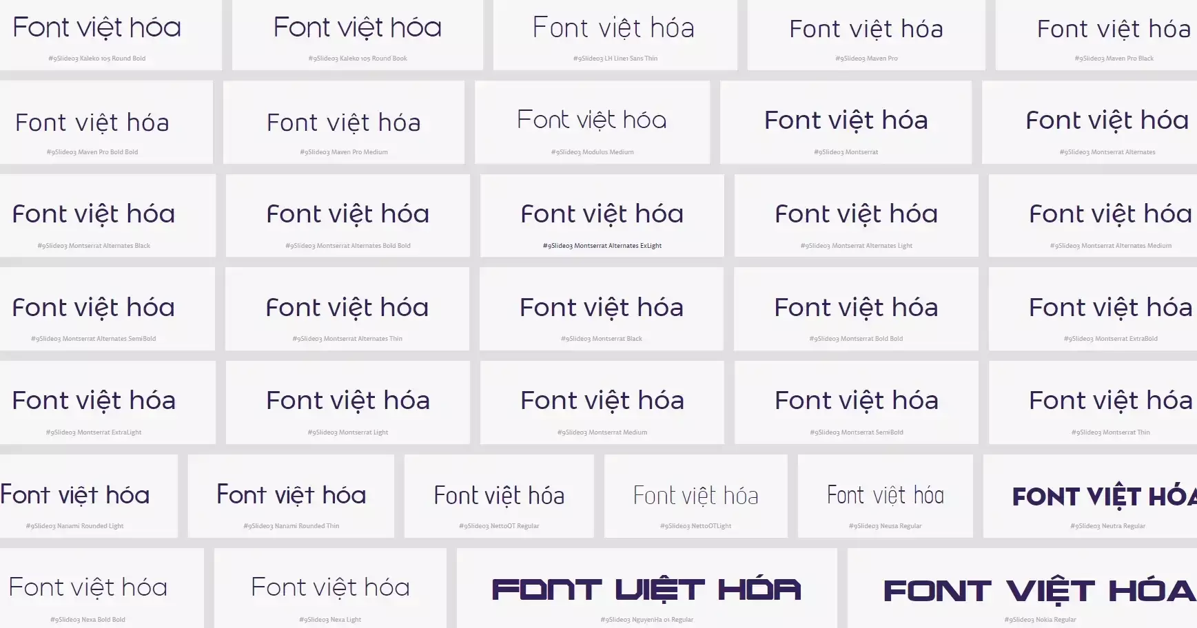 Hình Ảnh Chi Tiết Font Chữ