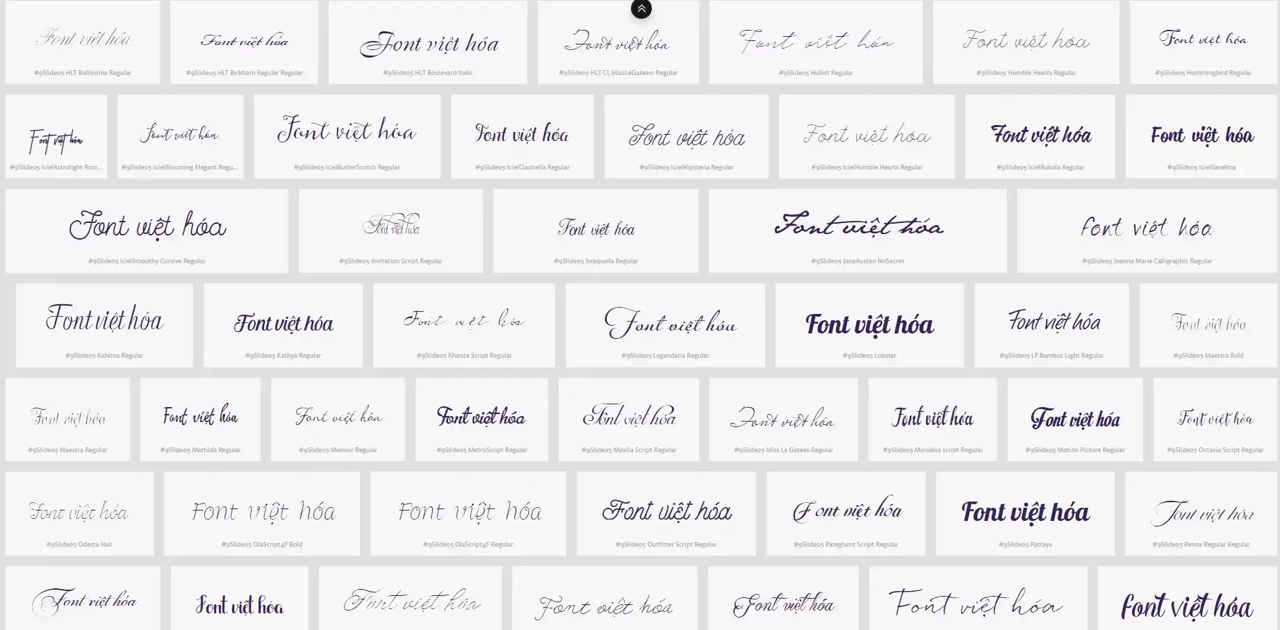 Hình Ảnh Chi Tiết Font Chữ