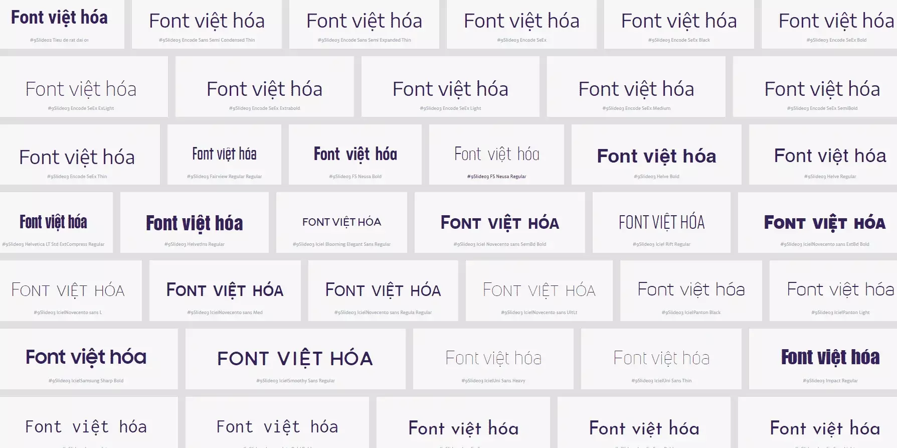 Download Font Việt Hóa Cực Đẹp Miễn Phí