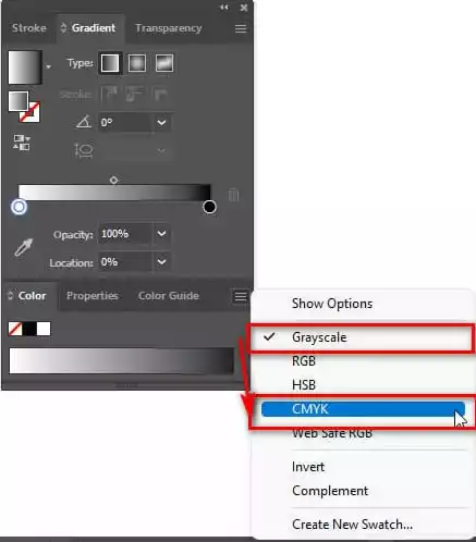 Công Cụ Gradient Tool Illustrator