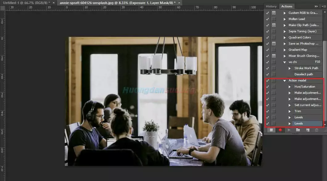 Action Photoshop