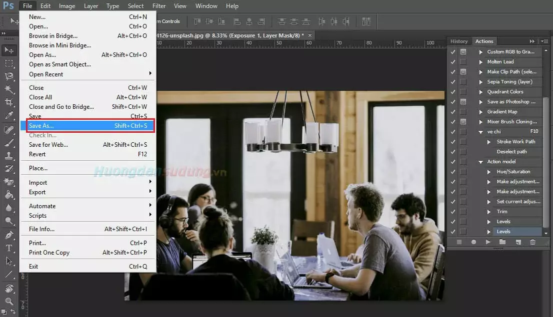 Action Photoshop