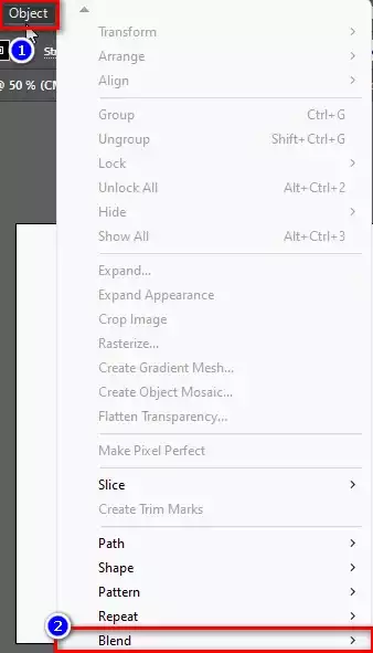 Cách sử dụng và tạo Blend trong Illustrator Blend Trong Illustrator