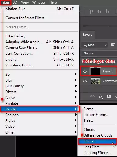 Cách Tạo Mưa Trong Photoshop