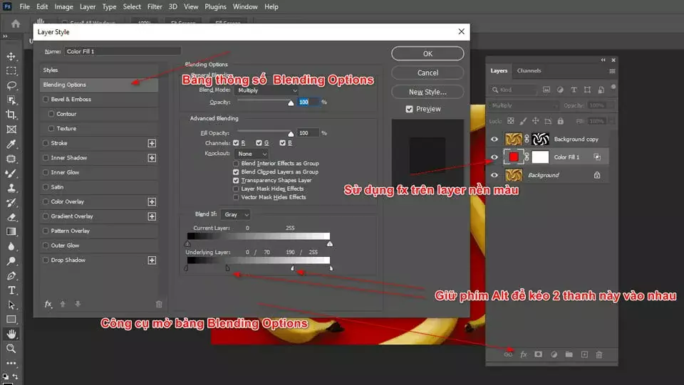 Cách đổi màu background trong photoshop Cách Đổi Màu Background Trong Photoshop