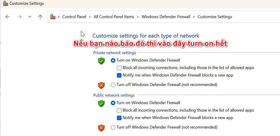 Khắc phục lỗi adobe mở lên báo lỗi Bật Tường Lửa