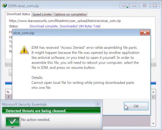 Kiểm Tra Phần Mềm Chống Vi-Rút Trong Internet Download Manager