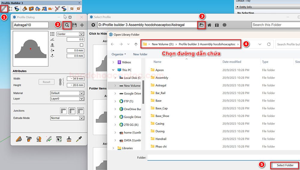 Hướng dẫn sử dụng thư viện phào chỉ profile builder 3 tự động miễn phí Hướng Dẫn Sử Dụng Thư Viện Phào Chỉ Profile Builder 3 Tự Động Miễn Phí