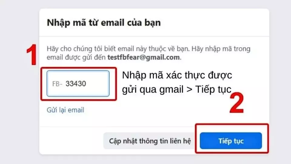 Cần Nhập Mã Xác Thực Được Gửi Qua Email Để Kích Hoạt Nick