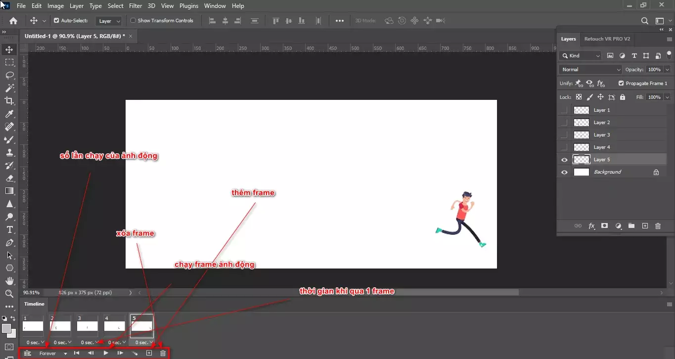 Cách Tạo Ảnh Chuyển Động Trong Photoshop