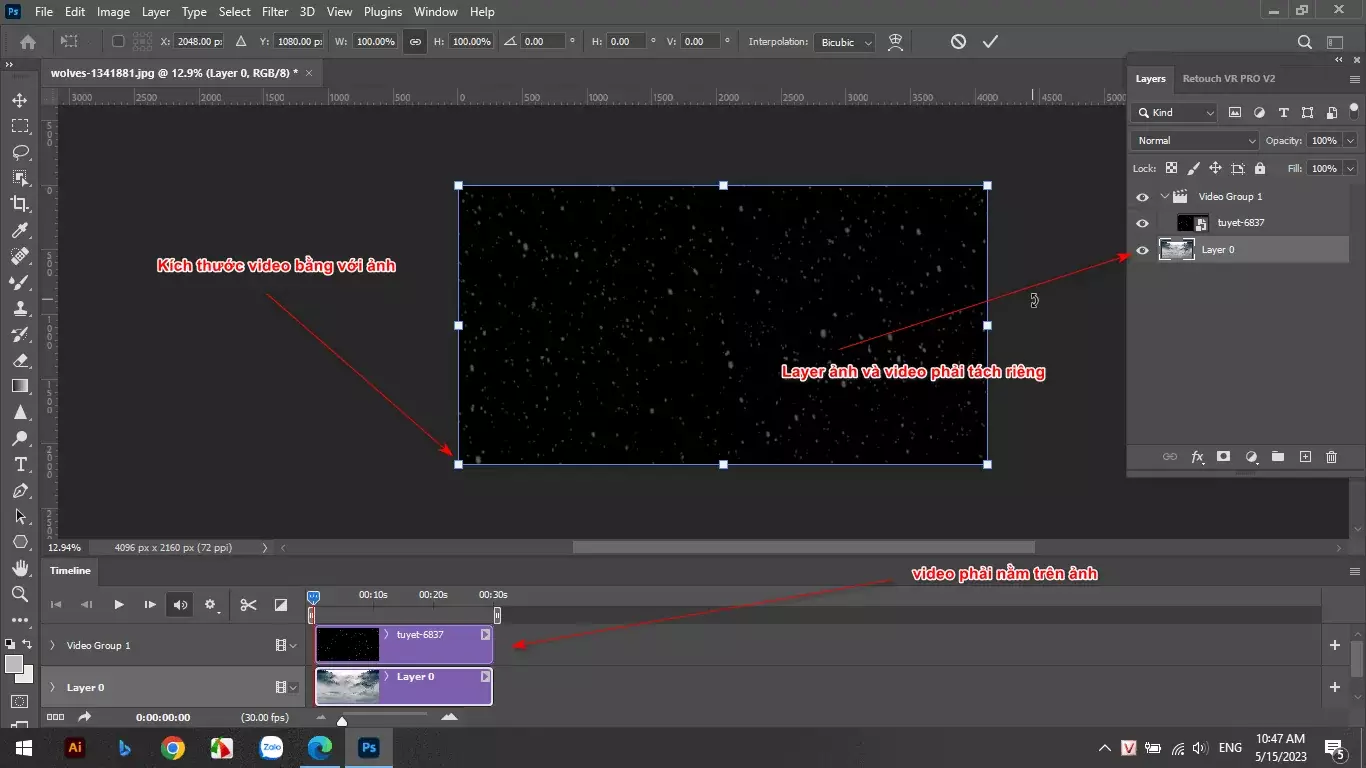 Cách Tạo Ảnh Chuyển Động Trong Photoshop