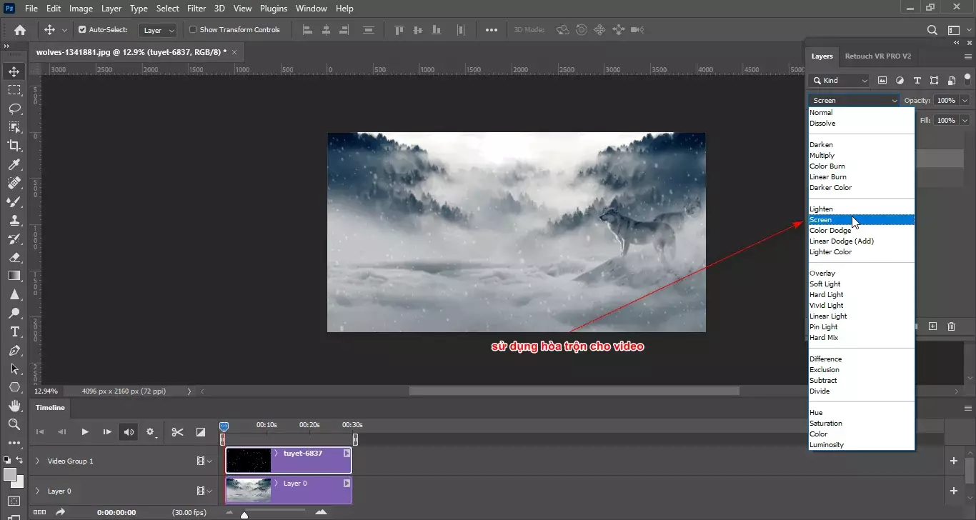 Cách Tạo Ảnh Chuyển Động Trong Photoshop