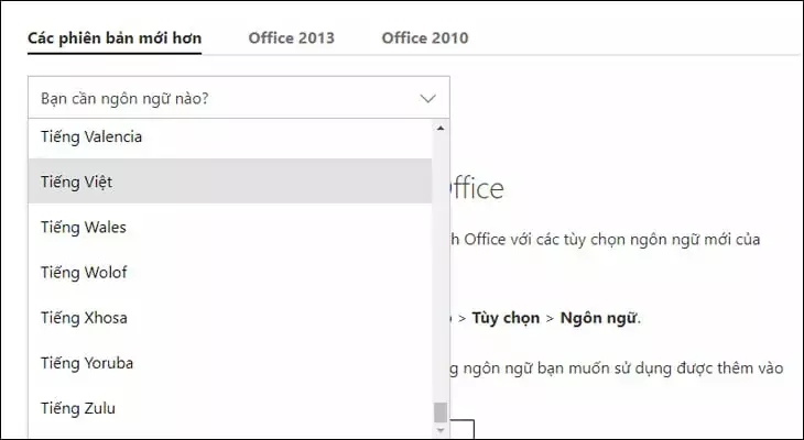 Cách Cài Đặt Tiếng Việt Cho Microsoft Office 2010, 2016, 2019, 2021, 365