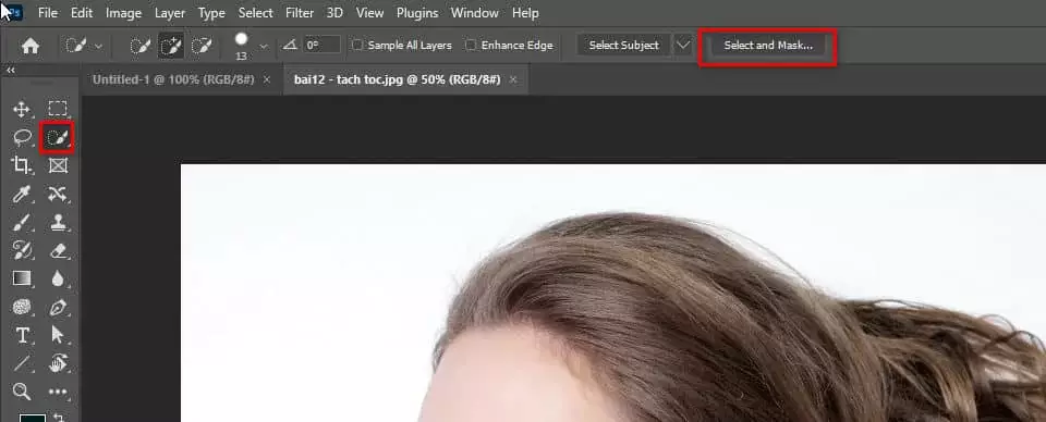 Tách Nền Photoshop