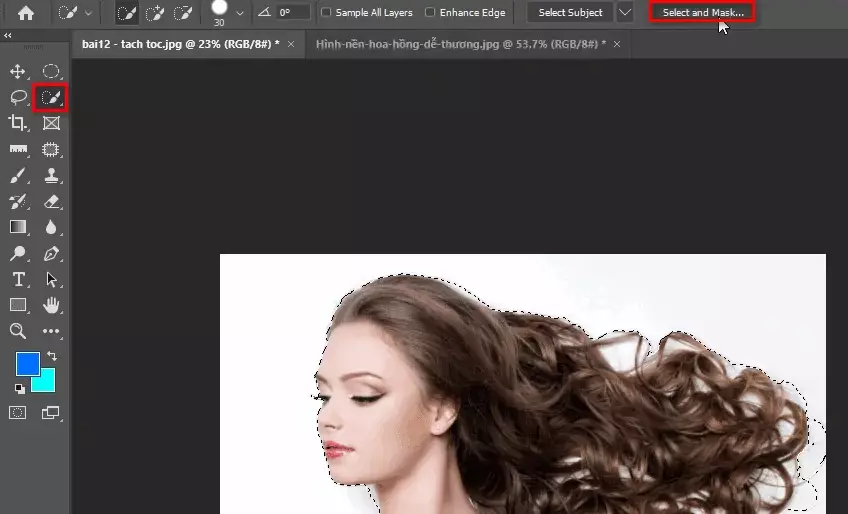 Tách Nền Photoshop