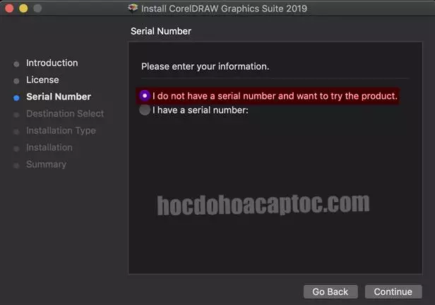 Hướng dẫn sửa lỗi cài đặt CorelDraw 2019 trên Mac