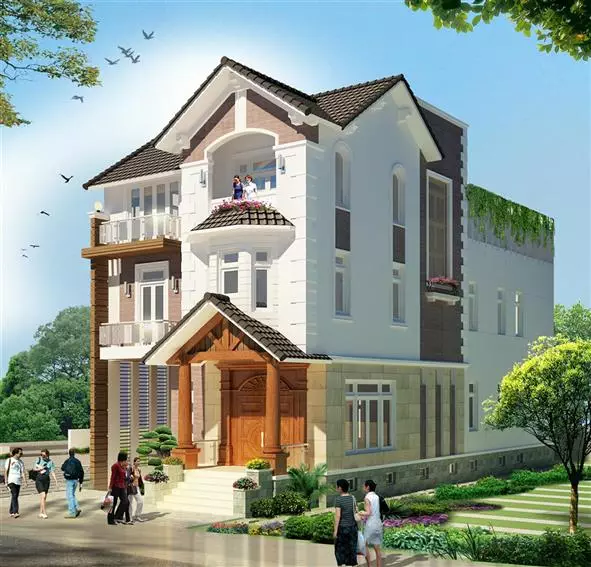 PHOI CANH 1 Chia sẻ file thiết kế nhà bằng autocad P2