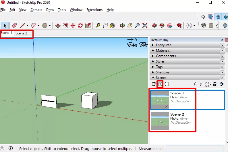 Screen trong sketchup Screen trong sketchup
