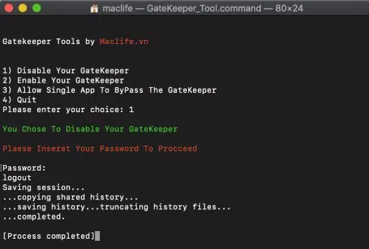 cach tat gatekeeper 5 Hướng dẫn sửa lỗi move it to the Trash