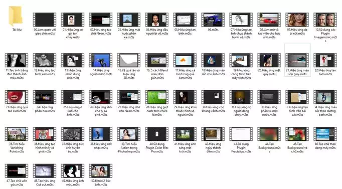 Chia sẻ video khóa học photoshop
