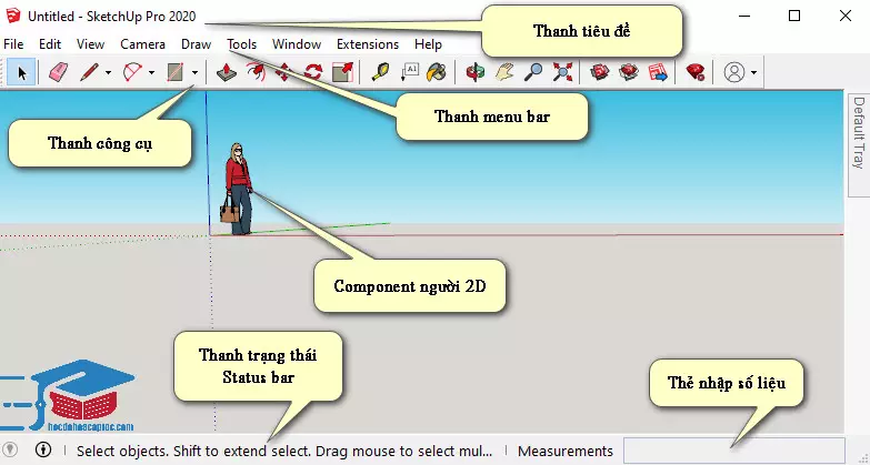 huong dan su dung sketchup pro 2020 1 Hướng dẫn sử dụng Sketchup Pro 2020