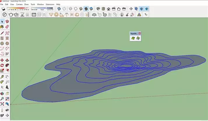 2 cong cu chuyen ve tao dung dia hinh trong sketchup Hướng dẫn sử dụng Plugin TOPOSHAPER