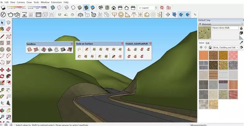 2 cong cu chuyen ve tao dung dia hinh trong sketchup9 Hướng dẫn sử dụng Plugin SANDBOX