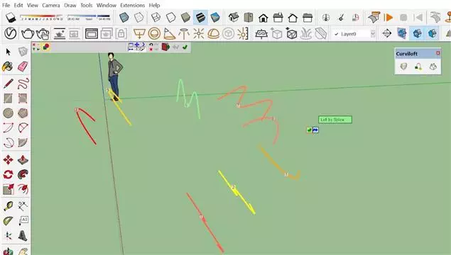 Hướng dẫn sử dụng plugin CURVILOFT trong sketchup