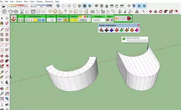 Hướng dẫn sử dụng plugin FREDO 6 JOINTPUSHPULL trong sketchup