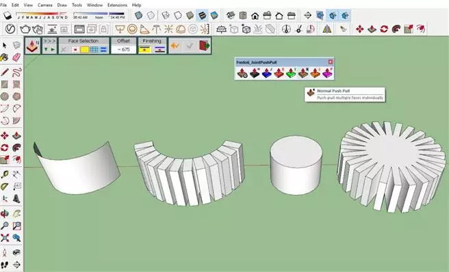 Hướng dẫn sử dụng plugin FREDO 6 JOINTPUSHPULL trong sketchup