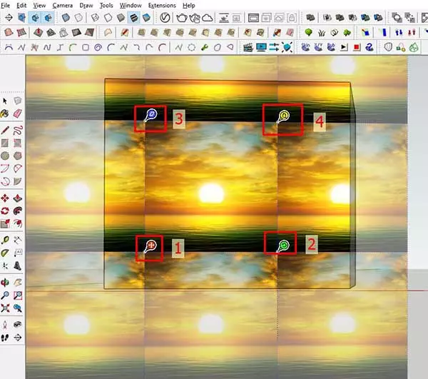 huong dan lam vat lieu trong sketchup Hướng dẫn làm vật liệu trong Sketchup