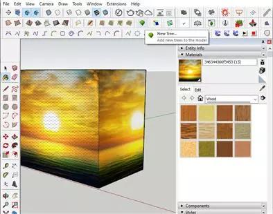 huong dan lam vat lieu trong sketchup4 Hướng dẫn làm vật liệu trong Sketchup