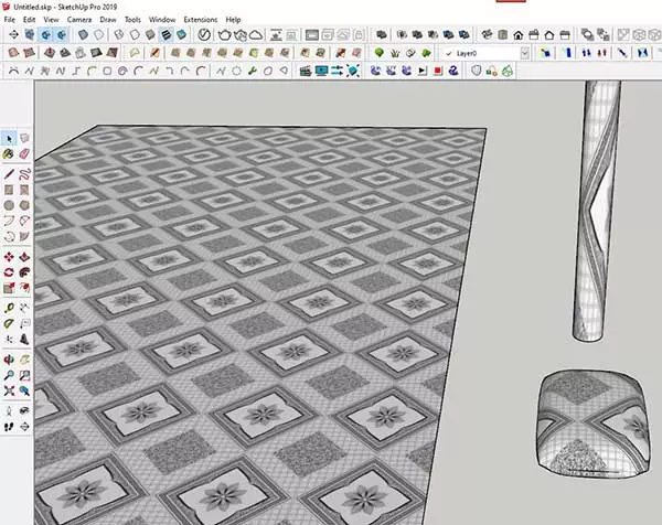 huong dan lam vat lieu trong sketchup6 Hướng dẫn làm vật liệu trong Sketchup