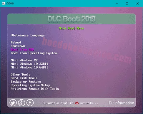 dlc boot 2020 4 Hướng dẫn tạo USB DLC BOOT mới nhất 2020 chỉ 1 click