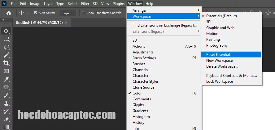 tong hop cac loi thuong gap trong photoshop