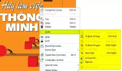 Các lệnh hay sử dụng trong CorelDRAW