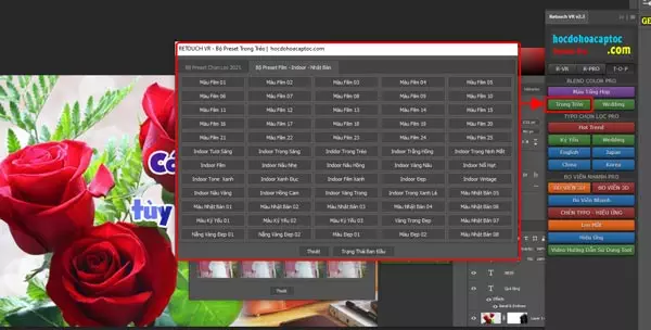 Các Preset lend màu cực đẹp Các Preset lend màu cực đẹp